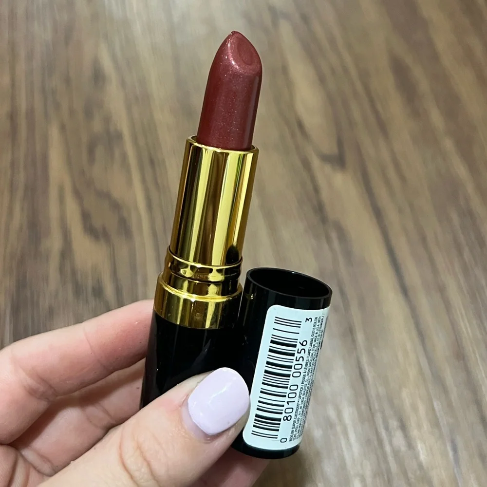 NEW Revlon Super Lustrous Lipstick Goldpearl Plum 610